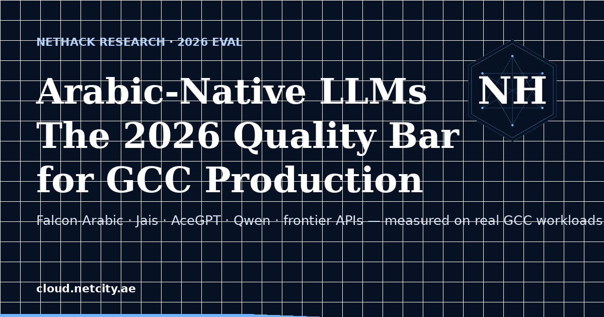 Arabic-Native LLMs in 2026 — The New Quality Bar for GCC Production Workloads